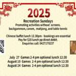 recreation Sundays 2025